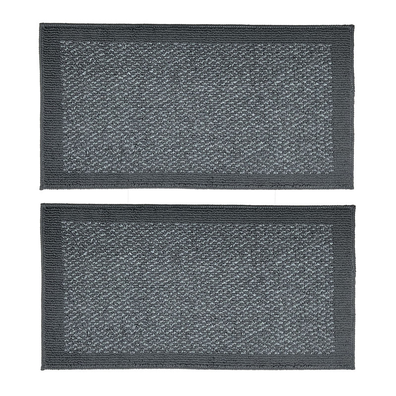 Tapis de cuisine Ebern Designs FX32, Gris, L 30 po x l 18 po