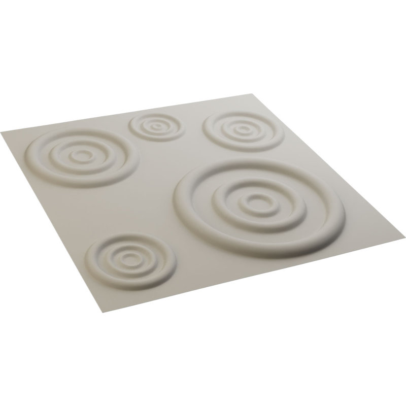 Reece EnduraWall Decorative 3D Wall Panel, UltraCover Satin Blossom White