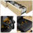 Electric Height-adjustable Desk & Chair Set, 5-drawer Height-adjustable Desk & Ergonomic Office Chair-409541254