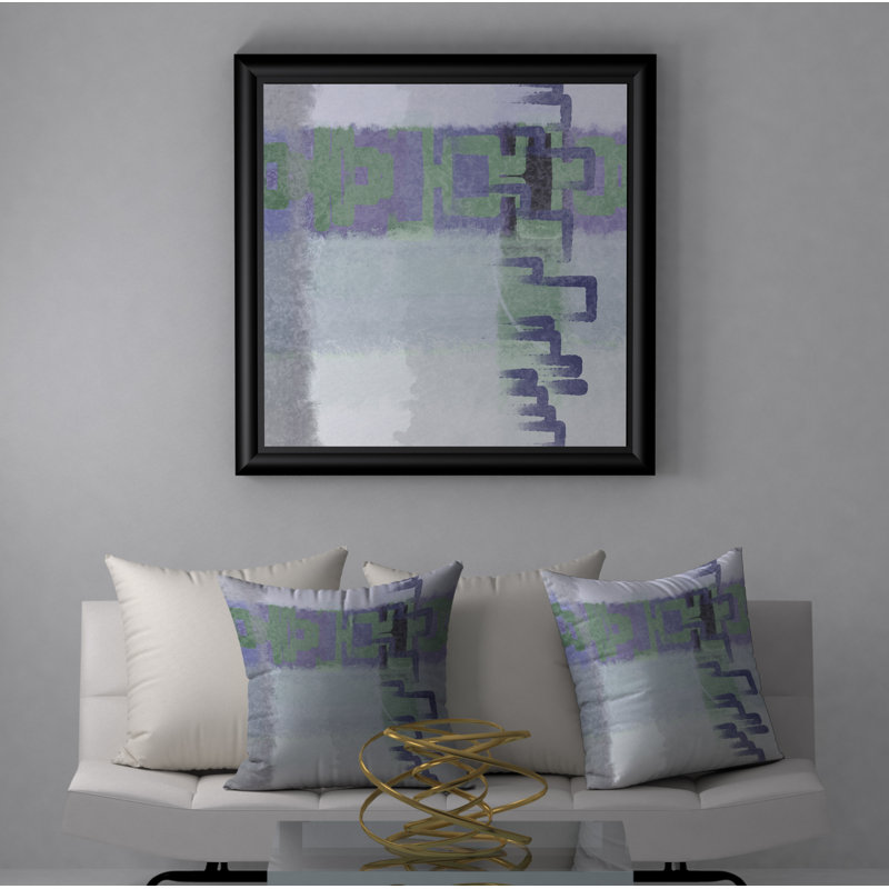 Housse de coussin décorative carrée et insert, 24" X 24"