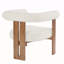 Chaise d'appoint moderne rembourrée avec accoudoirs ronds-1780784880
