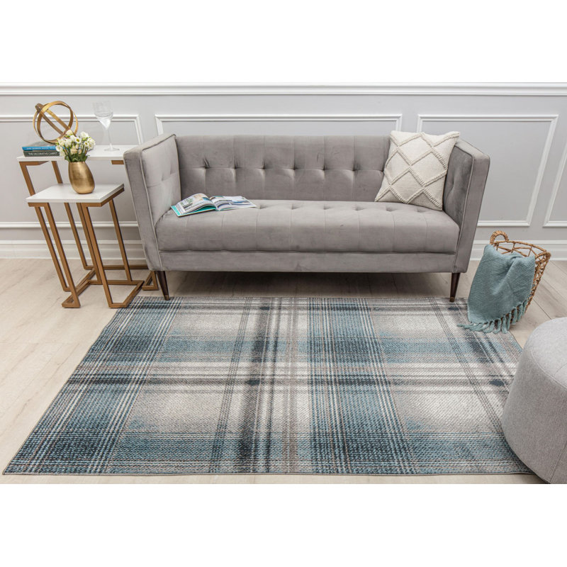 Tapis contemporain Jada Baltic Rapids, Tapis de couloir 2 pi 6 po x 8 pi