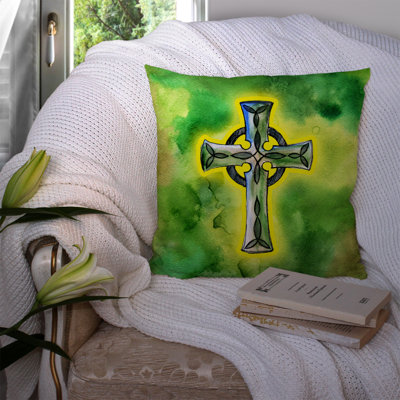 Celtic Cross Indoor/Outdoor Throw Pillow