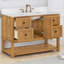 Meuble-lavabo simple 48 po avec plateau en marbre Janus-1236723736