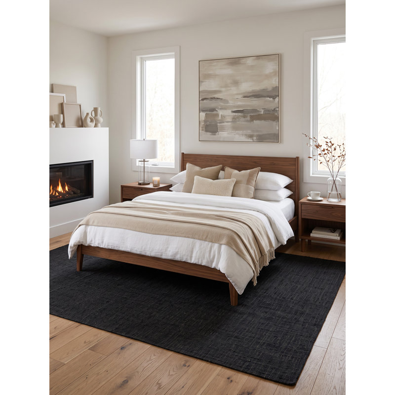 Wabi Sabi Area Rug in Black/White, Rectangle 12' x 15'