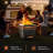 Smokeless Fire Pit,Stainless Steel Wood Burning Fireplace,Portable,with Pull-Out Ash Tray and Handles-113107721-113107724