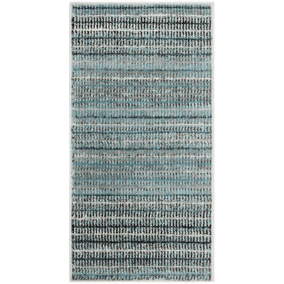 Tapis sarcelle / gris Cohn