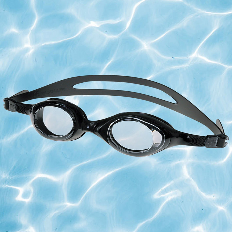 Lunettes de natation 8,5 "Zray Black, Noir