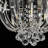 3-Light 11.8 in. Modern Round Glam Crystal Flush Mount