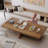Burlywood Solid wood Rectangular Coffee Table-109099233