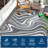 Outdoor Rug 9X12 Patio Waterproof, Abstract Outdoor Plastic Straw Rug Camping Rugs For Outside Your RV, Reversible Foldable Mats With Portable Bag For Balcony, Backyard, Picnic, Black Grey-1372155683-1372155687