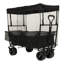 Chariot pliable de 480 lb avec auvent, poussette avec roues tout-terrain de 7 po, chariot pliable léger, grande capacité pour le camping, le magasinage, les sports et l'utilisation du jardin, moustiquaire-111638383
