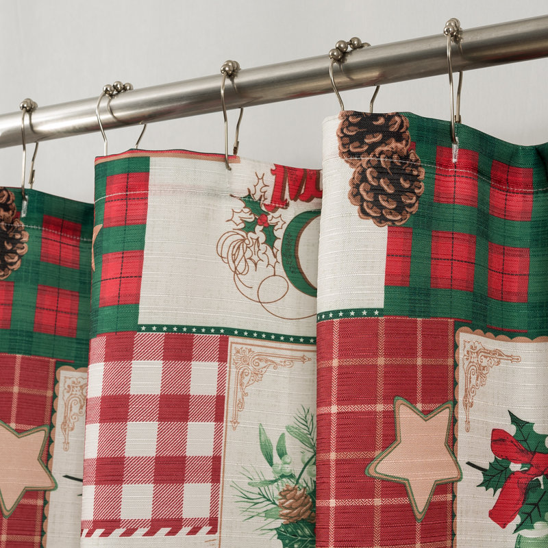 Jamaar Patchwork Shower Curtain