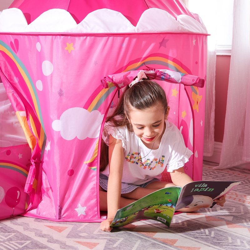 Songmics 135cm W x 275cm D Indoor Fabric Play Tent