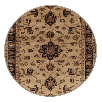 Machine Washable Persian Brown Area Rug