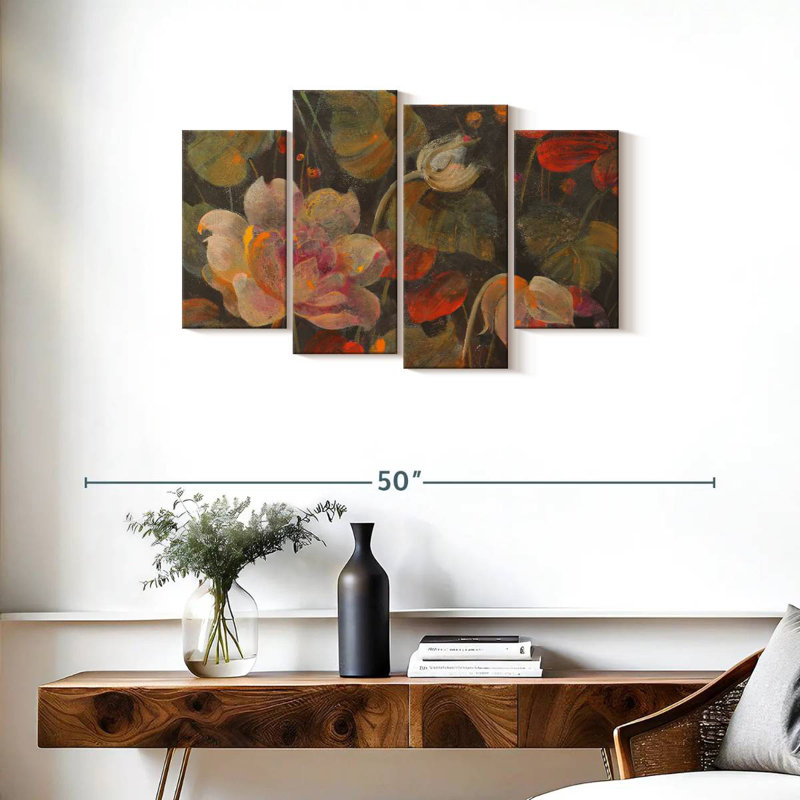 Harnek Night Garden I, 22" H x 36" W