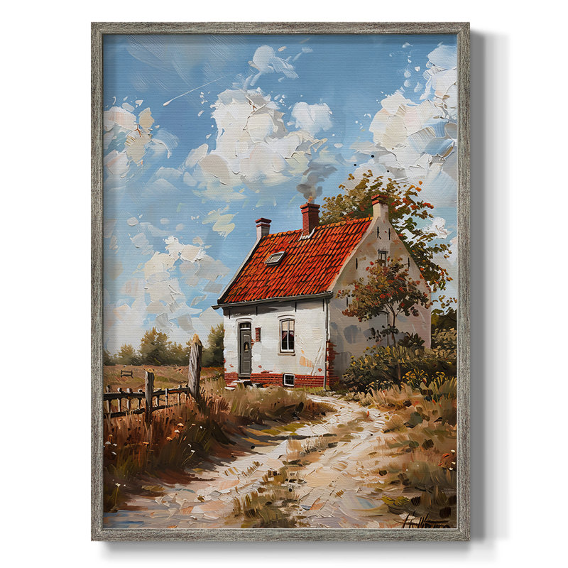 LANDSCAPES Series CIV, reproduction encadrée - bois massif, H 21 po x l 17 po