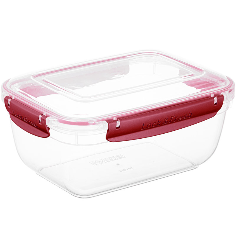 Donavin 80oz. Food Storage Container, Red