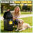 Dog Poop Trash Can Outside,3Gal Metal Outdoor Trash Can