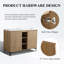 Meuble-lavabo autoportant 48 po Dualspace