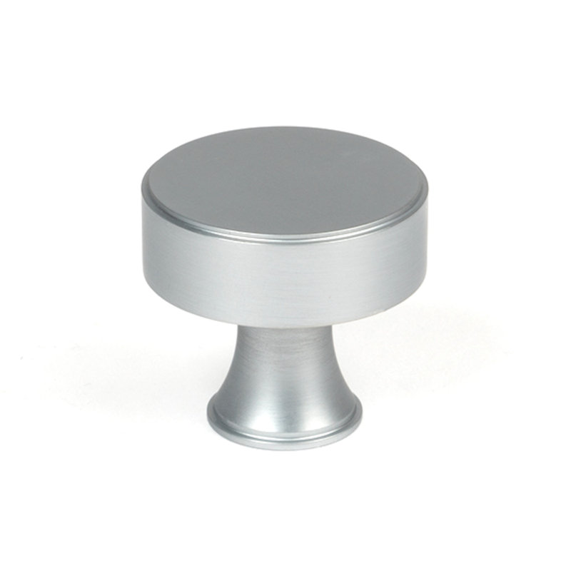 Matt Black Scully Cabinet Knob - 38Mm, 2.5 cm, Matt Black