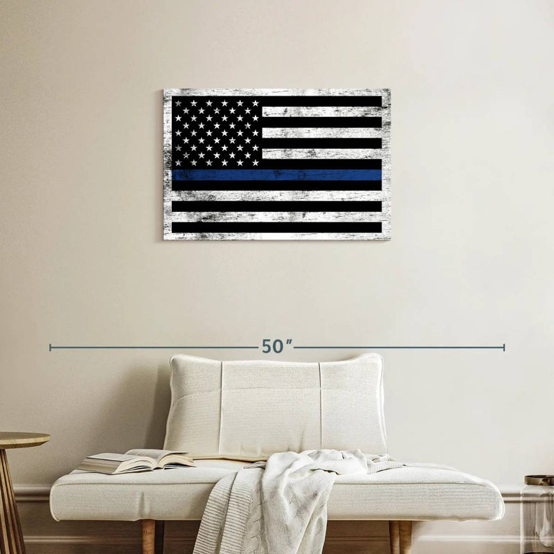Lelar Police Support Flag, 20" H x 30" W
