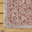 Tapis intérieur / extérieur rouge / taupe Nate Boho Medallion-1027141826