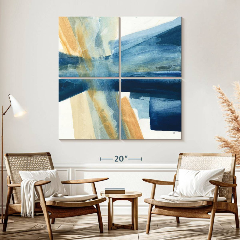 Indigo II, 57" H x 57" W