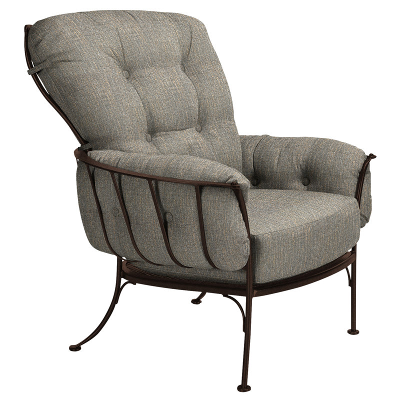 Monterra Outdoor Lounge Chair, Copper Creek, Adena Shale