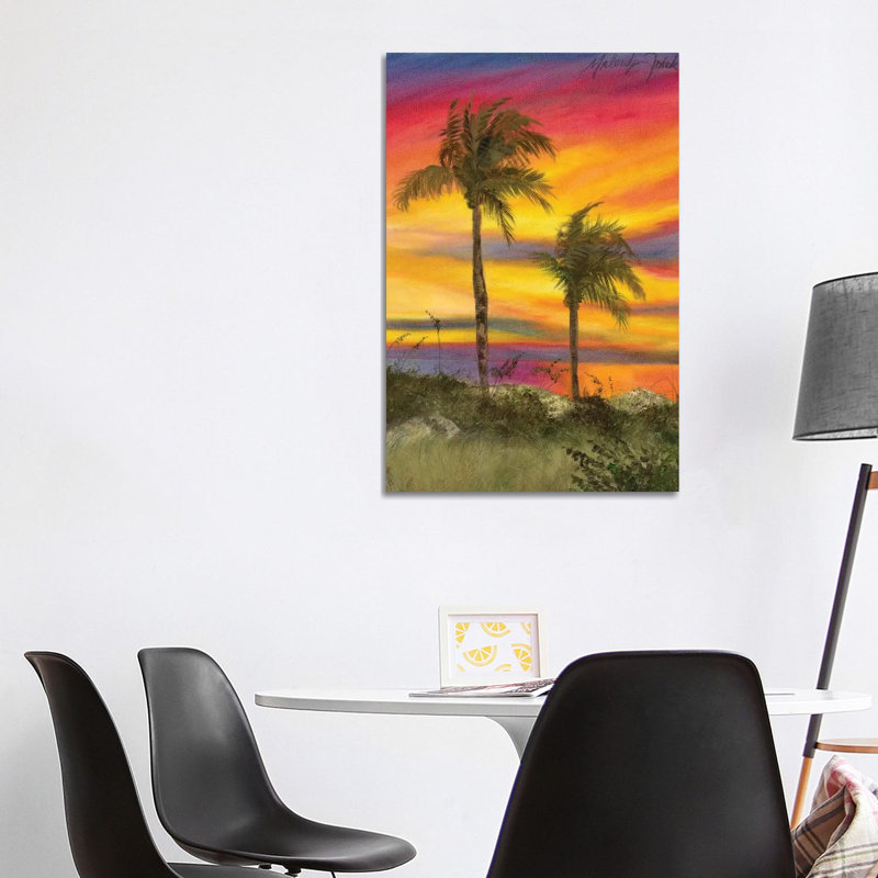 Tiger Tail Sunset - Print, 101.6 cm H x 66.04 cm W x 1.91 cm D, Canvas