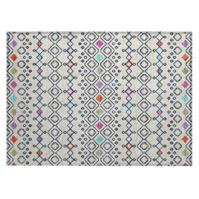 Aleighna Area Rug with Non-Slip Backing