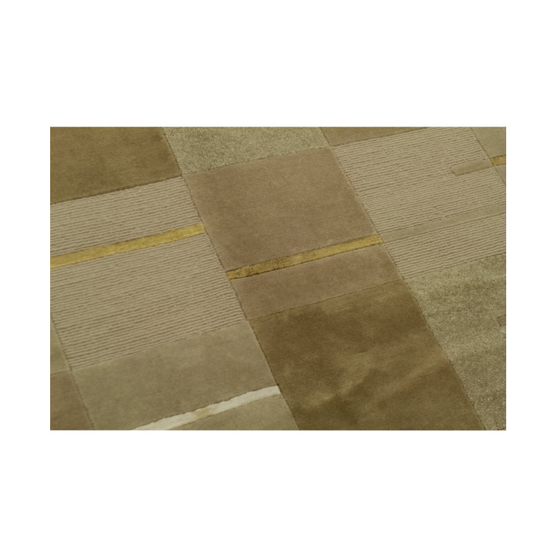 Himalayan Geometric Area Rug in Beige