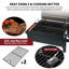 Feasto Outdoor Cooking Series 26.8" W Portable Charcoal Grill with Cast Iron Grate