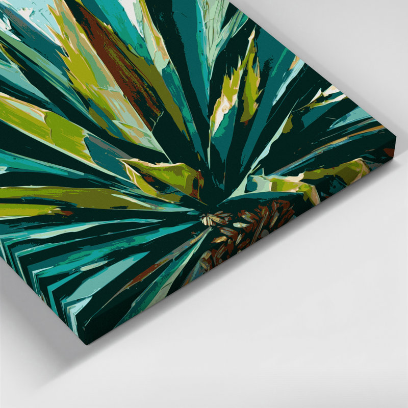Art mural sur toile Botanical Yucca, H 16 po x l 20 po