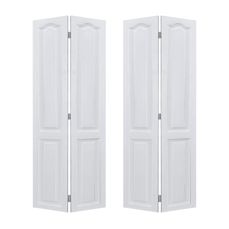 Porte pliante double fabriquée à la fois de 3/4 po 28 po x 80 po avec porte et quincaillerie, 56" X 80"