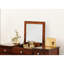 Meuble-lavabo de chambre à coucher avec tabouret rembourré, finition cerisier, design élégant, matériau de contreplaqué cerisier essentiel, miroir ouvert,-250234923