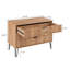 Commode cannelée moderne de 35 po à 3 tiroirs Dumbo-677466825