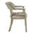 LUMERA Collection Tufted Arm Dining Chair Light Gray-667664905-667664904