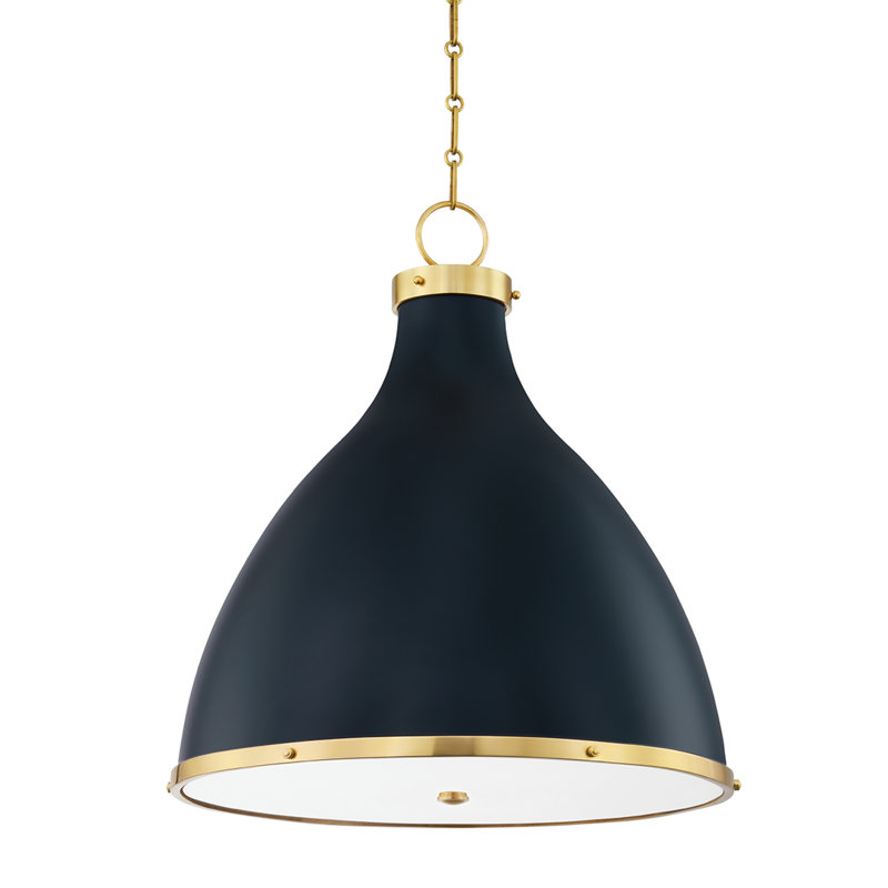 Painted No. 3 3 - Light Pendant, Aged Iron