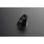 Douche de plafond noir mat. Tête en laiton de 16 po. Offre une expérience de pluie naturelle. La buse autonettoyante garde l'eau libre. Compatible avec un tuyau standard américain. 15,25 po x 6,05 po, 11,82 po