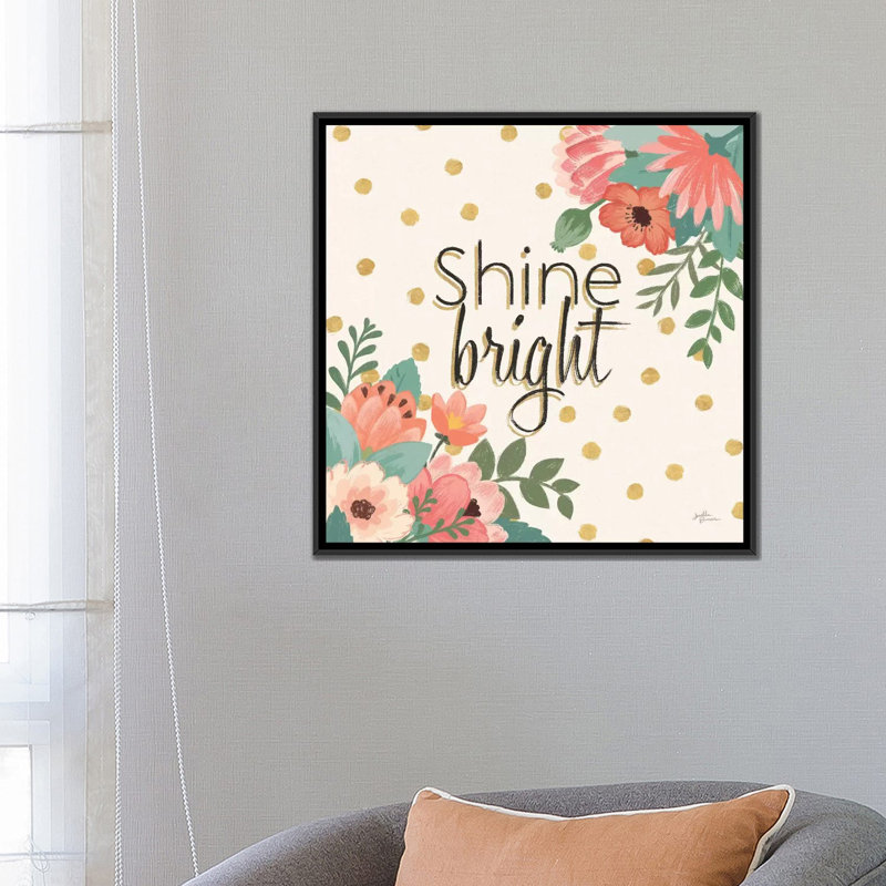 « superbe iv », impression sur toile, H 26 po x l 26 po x P 1,5 po, Toile avec cadre noir, Pas de tapis