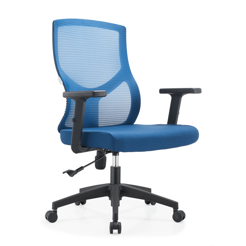 Fauteuil de bureau ergonomique Michaelene, Bleu
