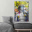 Superbe peinture murale en verre trempé 27,6 po x 39,4 po | 100% verre trempé, épaisseur: 0,16 pouce | Décoration élégante pour le salon ou le bureau, durable et facile à nettoyer, idée de cadeau parfaite
