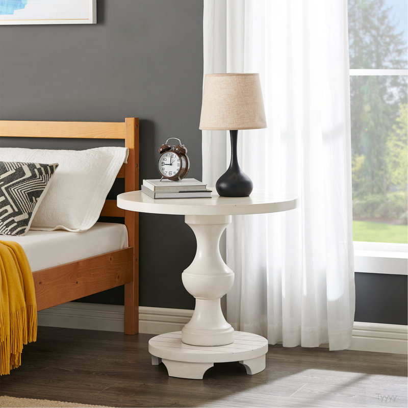 Table de bout Caesar, Blanc