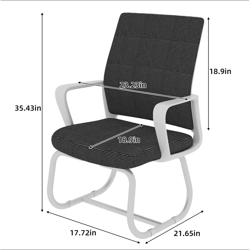 Chaise de bureau moderne minimaliste - structure en métal, douce et confortable, pour la maison et le bureau, disponible en plusieurs couleurs