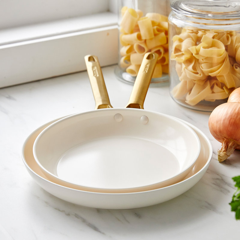 Greenpan Padova Reserve Pro 2 Piece Frypan Set 24 & 28cm - Cream
