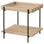 Table de bout carrée en bois d'ingénierie
