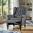 Alta Traditional 28.5" Wide Manual Wingback Recliner Chair with Button-Tufted Diamond Stitching-2109953697-2078642824