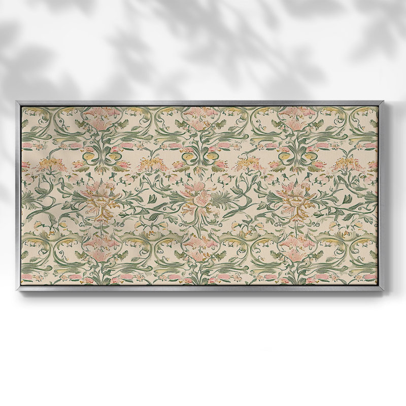 Série abstraite - XLV - Toile tendue avec châssis encadré - Prêt à être accroché
