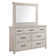 Commode double 7 tiroirs avec miroir Zaniaya
